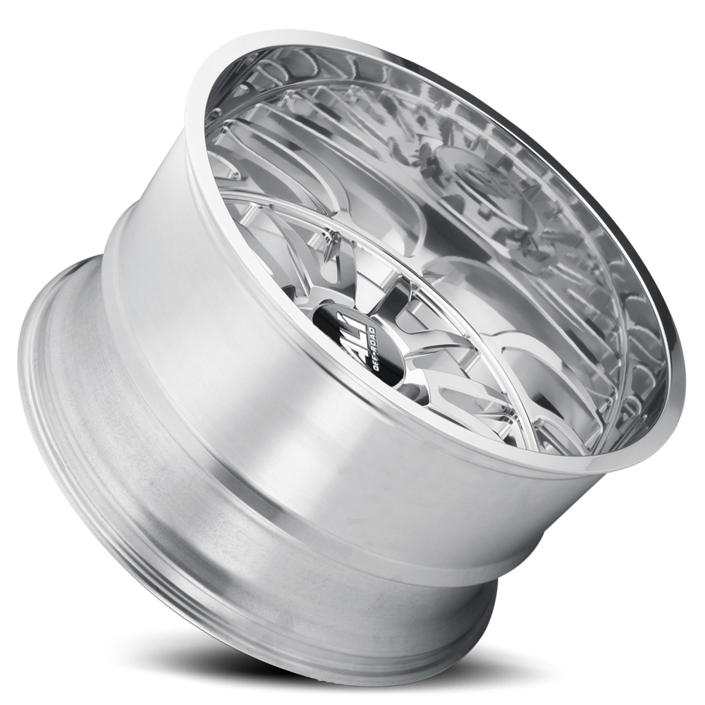 Cast Aluminum Wheels Summit 9110 PO 22x10 Milled Spokes Polished 6 On 139.7 Bolt Pattern 0 Offset Cali Offroad Wheels