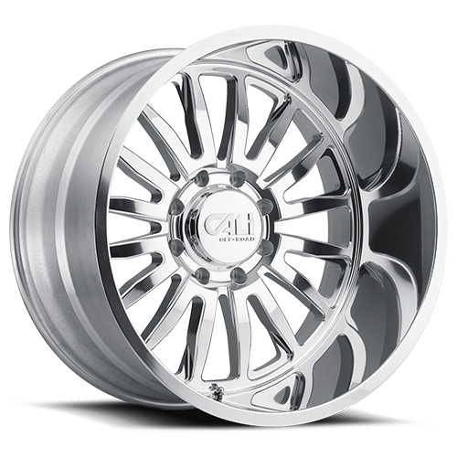 Cast Aluminum Wheels Summit 9110 PO 22x12 Milled Spokes Polished 8 On 170 Bolt Pattern -51 Offset Cali Offroad Wheels