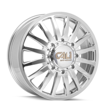 Load image into Gallery viewer, Dually Wheels Summit Dually 9110D PO 22x8.25 Milled Spokes Polished 8 On 210 Bolt Pattern 115 Offset Cali Offroad Wheels