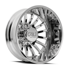 Dually Wheels Summit Dually 9110D PO 22x8.25 Milled Spokes Polished 8 On 210 Bolt Pattern -232 Offset Cali Offroad Wheels