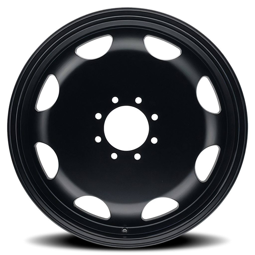 Dually Wheels Summit Dually 9110D MB 20x8.25 Matte Black 8 On 210 Bolt Pattern 115 Offset Cali Offroad Wheels