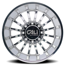 Load image into Gallery viewer, Dually Wheels Summit Dually 9110D PO 20x8.25 Milled Spokes Polished 8 On 210 Bolt Pattern -192 Offset Cali Offroad Wheels