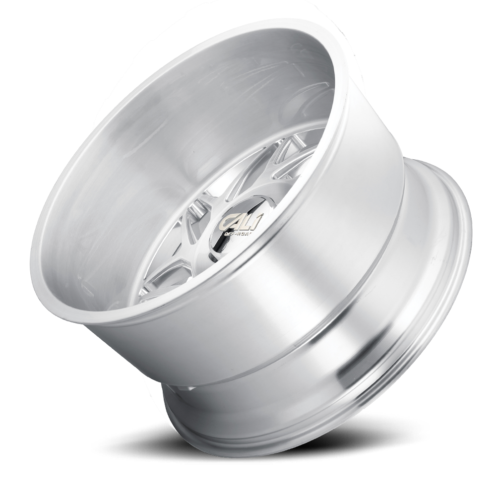 Cast Aluminum Wheels Gemini 9112 SL 22x12 Brushed 6 On 135 Bolt Pattern -51 Offset Cali Offroad Wheels