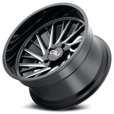 Cast Aluminum Wheels Purge 9114 GB 20x10 Milled Gloss Black 5 On 127 Bolt Pattern -25 Offset Cali Offroad Wheels - Cali Offroad 9114-2173BM