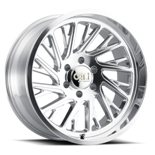 Load image into Gallery viewer, Cast Aluminum Wheels Purge 9114 PO 20x10 Milled Spokes Polished Silver 6 On 139.7 Bolt Pattern -25 Offset Cali Offroad Wheels