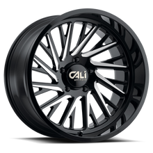 Load image into Gallery viewer, Cast Aluminum Wheels Purge 9114 GB 22x12 Milled Gloss Black 8 On 165.1 Bolt Pattern -51 Offset Cali Offroad Wheels