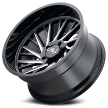 Load image into Gallery viewer, Cast Aluminum Wheels Purge 9114 GB 24x14 Milled Gloss Black 6 On 139.7 Bolt Pattern -76 Offset Cali Offroad Wheels