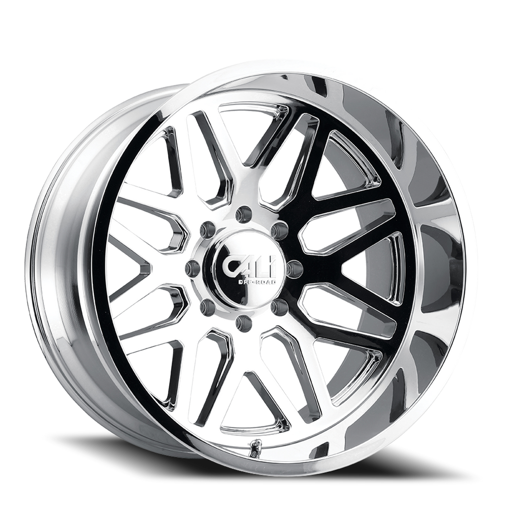 Cast Aluminum Wheels Invader 9115 CH 20x10 Chrome 8 On 165.1 Bolt Pattern -25 Offset Cali Offroad Wheels