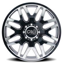Load image into Gallery viewer, Dually Wheels Invader Dually 9115D CH 22x8.25 Chrome 8 On 210 Bolt Pattern 115 Offset Cali Offroad Wheels
