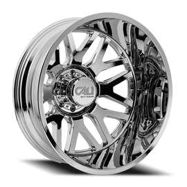 Dually Wheels Invader Dually 9115D CH 22x8.25 Chrome 8 On 210 Bolt Pattern -192 Offset Cali Offroad Wheels