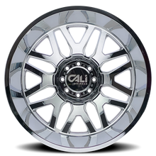 Load image into Gallery viewer, Dually Wheels Invader Dually 9115D CH 22x8.25 Chrome 8 On 165.1 Bolt Pattern -192 Offset Cali Offroad Wheels