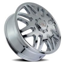 Load image into Gallery viewer, Dually Wheels Invader Dually 9115D CH 24x8.25 Chrome 8 On 200 Bolt Pattern 115 Offset Cali Offroad Wheels