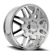 Load image into Gallery viewer, Dually Wheels Invader Dually 9115D CH 24x8.25 Chrome 8 On 210 Bolt Pattern 115 Offset Cali Offroad Wheels