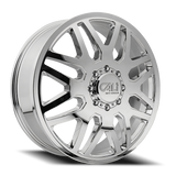Dually Wheels Invader Dually 9115D CH 24x8.25 Chrome 8 On 165.1 Bolt Pattern 115 Offset Cali Offroad Wheels - Cali Offroad 9115D-24881CF115