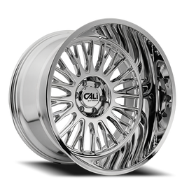 Cast Aluminum Wheels Vertex 9116 CH 24x14 Chrome 8 On 165.1 Bolt Pattern -76 Offset Cali Offroad Wheels