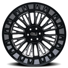 Load image into Gallery viewer, Cast Aluminum Wheels Vertex 9116 BM 26x14 Milled Gloss Black 8 On 170 Bolt Pattern -76 Offset Cali Offroad Wheels