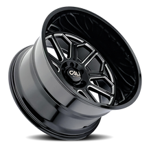 Load image into Gallery viewer, Cast Aluminum Wheels Auburn 9117 BM 22x12 Milled Gloss Black 8 On 165.1 Bolt Pattern -51 Offset Cali Offroad Wheels