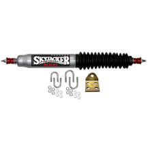 Load image into Gallery viewer, Steering Stabilizer Single Kit Silver w/Black Boot 97-06 Jeep Wrangler 97-06 Jeep TJ Skyjacker