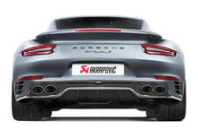 Load image into Gallery viewer, Akrapovic 16-17 Porsche 911 Turbo/Turbo S (991.2) Slip-On Line (Titanium) (Req. Tips/Diffuser) AKRS-PO/TI/6H