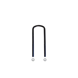 U-Bolt Semi-Round 0.5625 Inch Diameter I.D. Width 3.125 in. I.D. Length 9.5 in. Incl. Nuts Skyjacker