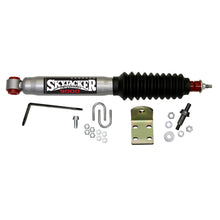 Load image into Gallery viewer, Steering Stabilizer Single Kit 99-06 Chevy/GMC/Cadillac Truck/SUV Silver w/Black Boot Skyjacker
