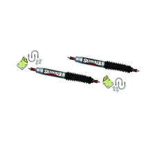 Load image into Gallery viewer, Steering Stabilizer Dual Kit w/OEM Location Silver w/Black Boots Skyjacker