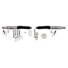 Load image into Gallery viewer, Steering Stabilizer Dual Kit Silver w/Black Boots 94-97 Dodge Ram 1500/2500/3500 Skyjacker