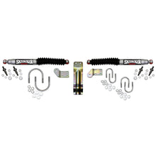Load image into Gallery viewer, Steering Stabilizer Dual Kit Silver w/Black Boots 98-01 Dodge Ram 1500 98-02 Dodge Ram 2500 98-02 Dodge Ram 3500 Skyjacker