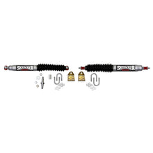Load image into Gallery viewer, Steering Stabilizer Dual Kit Silver w/Black Boots 97-06 Jeep TJ 97-16 Jeep Wrangler Skyjacker