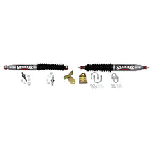 Load image into Gallery viewer, Steering Stabilizer Dual Kit Silver w/Black Boots 77-86 Chevrolet K30 77-78 GMC K35 79-86 GMC K3500 87 Chevrolet V30 87 GMC V3500 Skyjacker