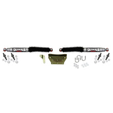 Load image into Gallery viewer, Steering Stabilizer Dual Kit Silver w/Black Boots 99 Ford F-250 99-04 Ford F-250 Super Duty 99-04 Ford F-350 Super Duty 00-05 Ford Excursion Skyjacker