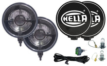 Load image into Gallery viewer, Hella 500 Series 12V Black Magic Halogen Driving Lamp Kit HELLA005750991