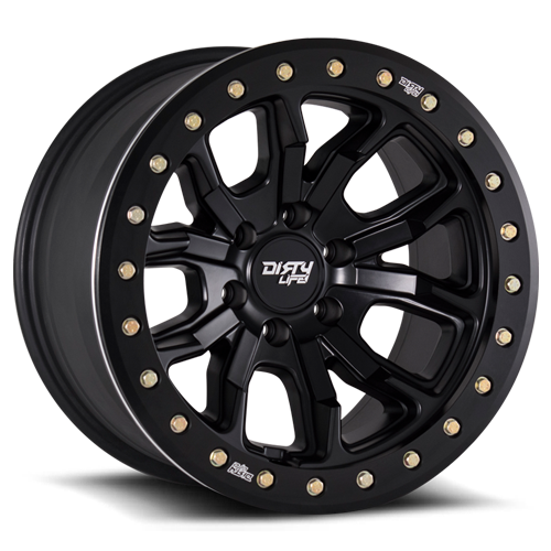 Dirty Life Race Wheels DT-1 9303 Satin Black 17X9 6-120 -12Mm 66.9Mm