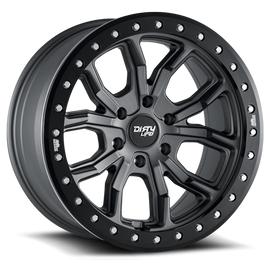 Dirty Life Race Wheels DT-1 9303 Satin Gunmetal 17X9 5-127  -12Mm 78.1Mm