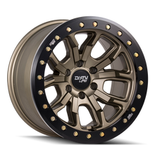 Load image into Gallery viewer, Dirty Life Race Wheels DT-1 9303 Satin Gold W/Simulated Ring 17X9 6-139.7 -12Mm 106Mm