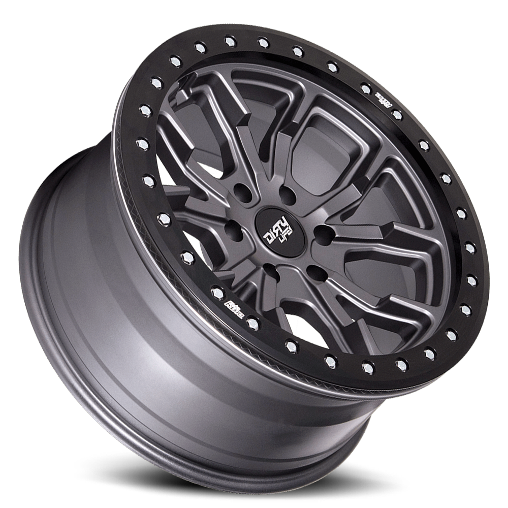 Dirty Life Race Wheels DT-1 9303 Satin Gunmetal 17X9 6-139.7 -12Mm 106Mm
