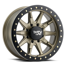Load image into Gallery viewer, Dirty Life Race Wheels DT-2 9304 Satin Gold 17X9 8-170 -12Mm 130.8Mm