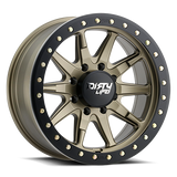 Dirty Life Race Wheels DT-2 9304 Satin Gold 17X9 8-170 -12Mm 130.8Mm - DIRTY LIFE 9304-7970MGD