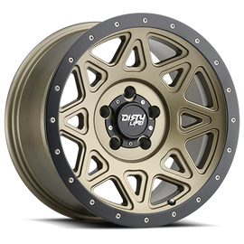 Dirty Life Race Wheels Theory 9305 Matte Gold 17X9 6-135 -12Mm 87.1Mm