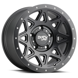 Dirty Life Race Wheels Theory 9305 Satin Black 17X9 5-127 -12Mm 78.1Mm
