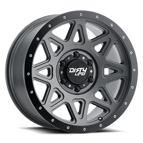 Dirty Life Race Wheels Theory 9305 Satin Gunmetal 18X9 6-139.7 0Mm 106Mm