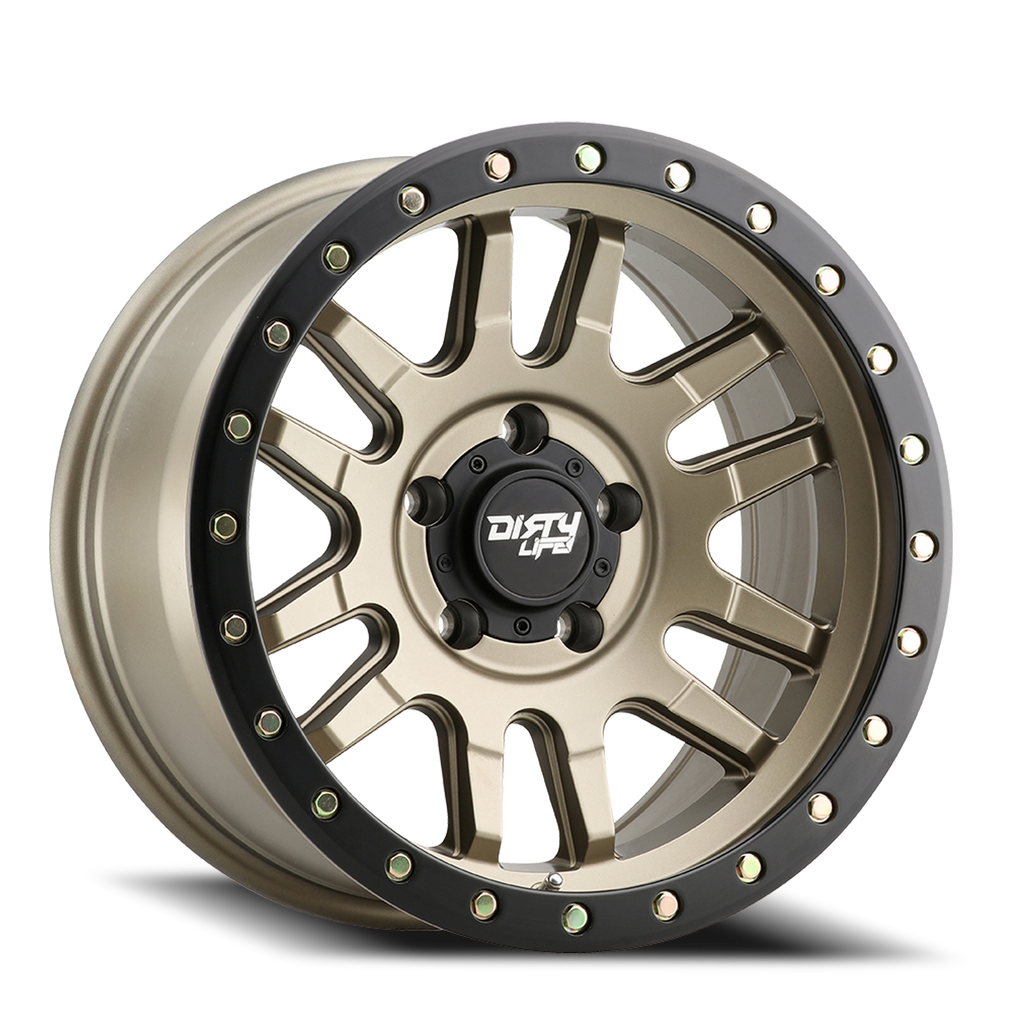 Dirty Life Race Wheels Canyon Pro 9309 Satin Gold 17X9 5-127 -12Mm 71.5Mm