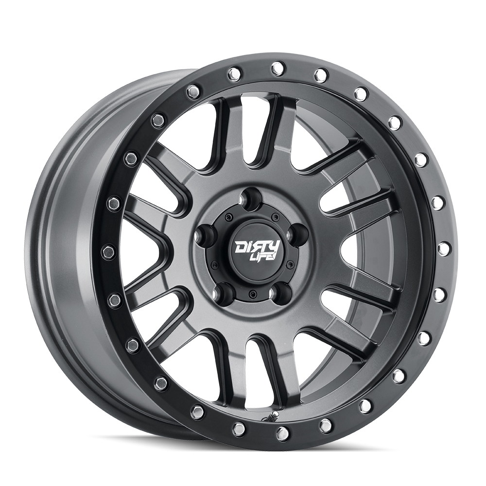 Dirty Life Race Wheels Canyon Pro 9309 Satin Graphite 17X9 5-127 -12Mm 71.5Mm