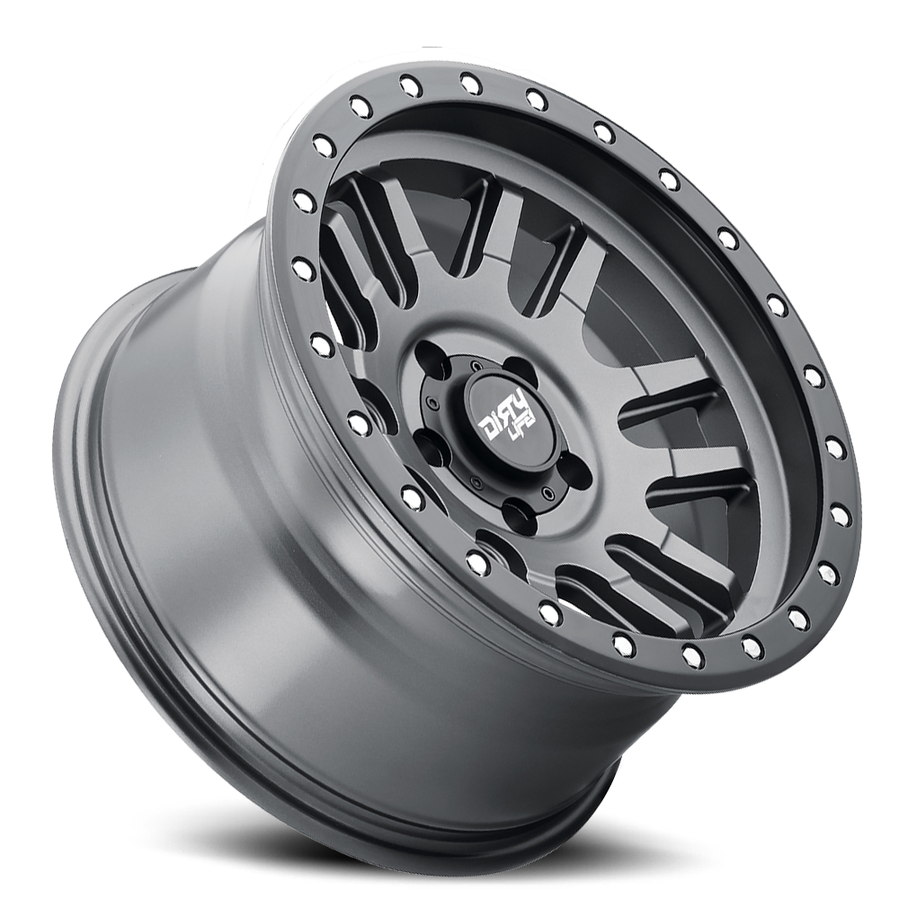 Dirty Life Race Wheels Canyon Pro 9309 Satin Graphite 17X9 5-127 -12Mm 71.5Mm