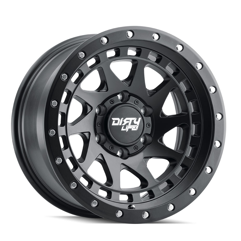Dirty Life Race Wheels Enigma Pro 9311 Satin Black 17X9 6-139.7 -38Mm 106Mm
