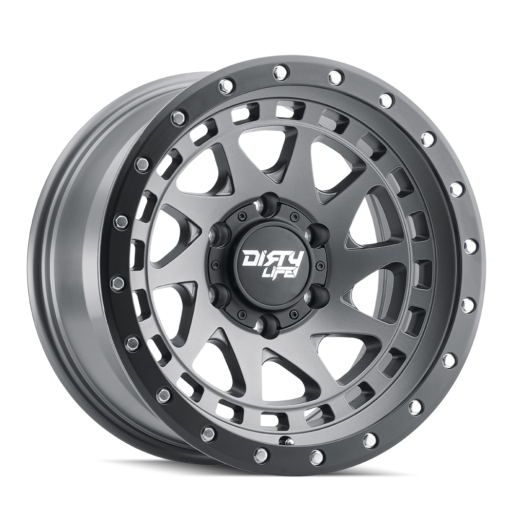 Dirty Life Race Wheels Enigma Pro 9311 Satin Graphite 17X9 6-139.7 -38Mm 106Mm