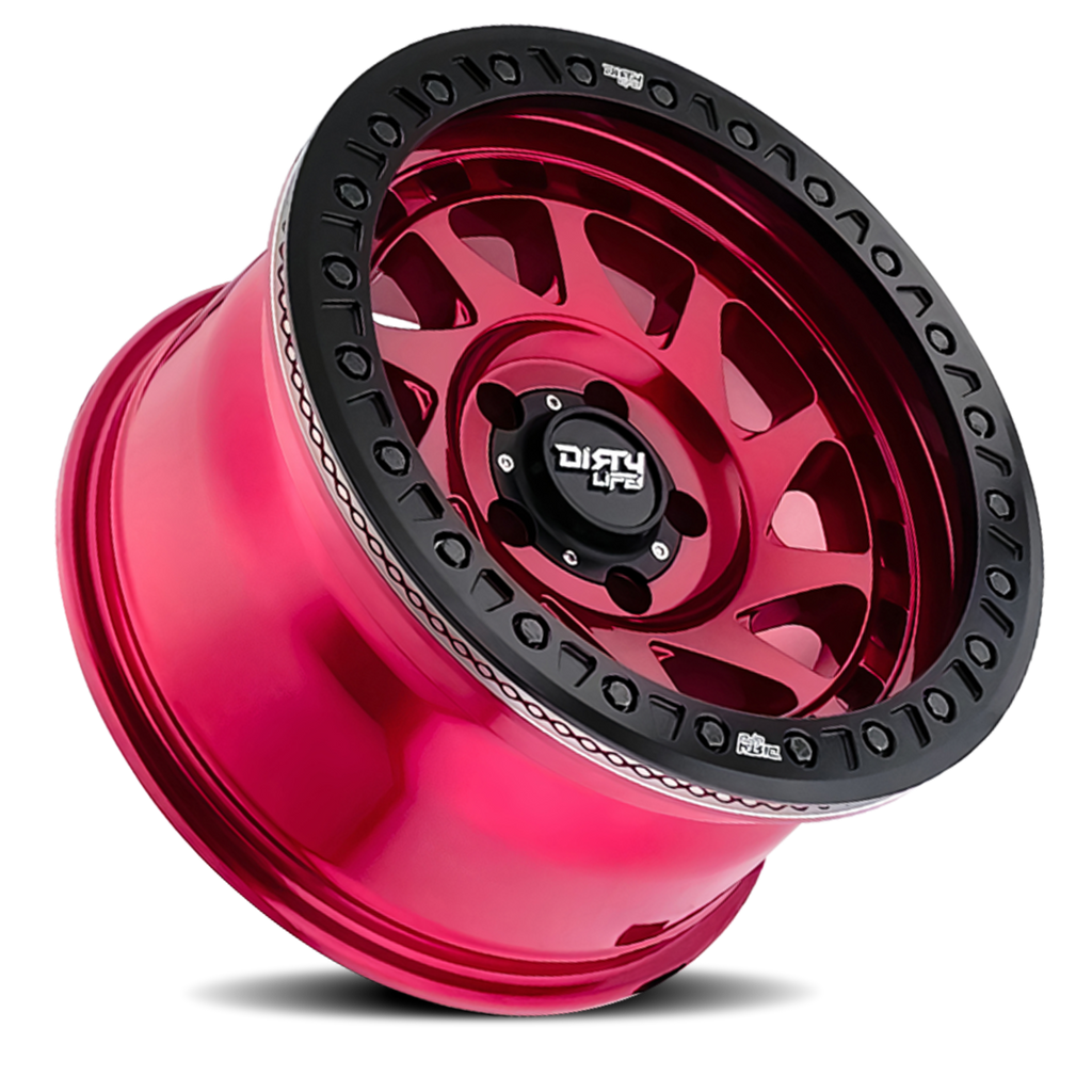 Dirty Life Race Wheels Enigma Race 9313 Gloss Crimson Candy Red 17X9 8-170 -12Mm 125.2Mm