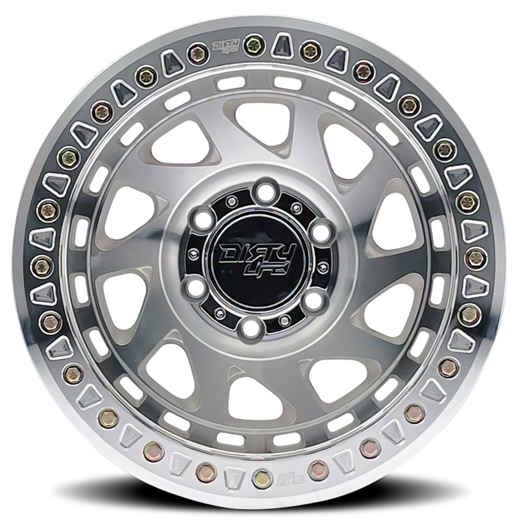 Dirty Life Race Wheels Enigma Race 9313 Machined 17X9 6-139.7 -38Mm 106Mm