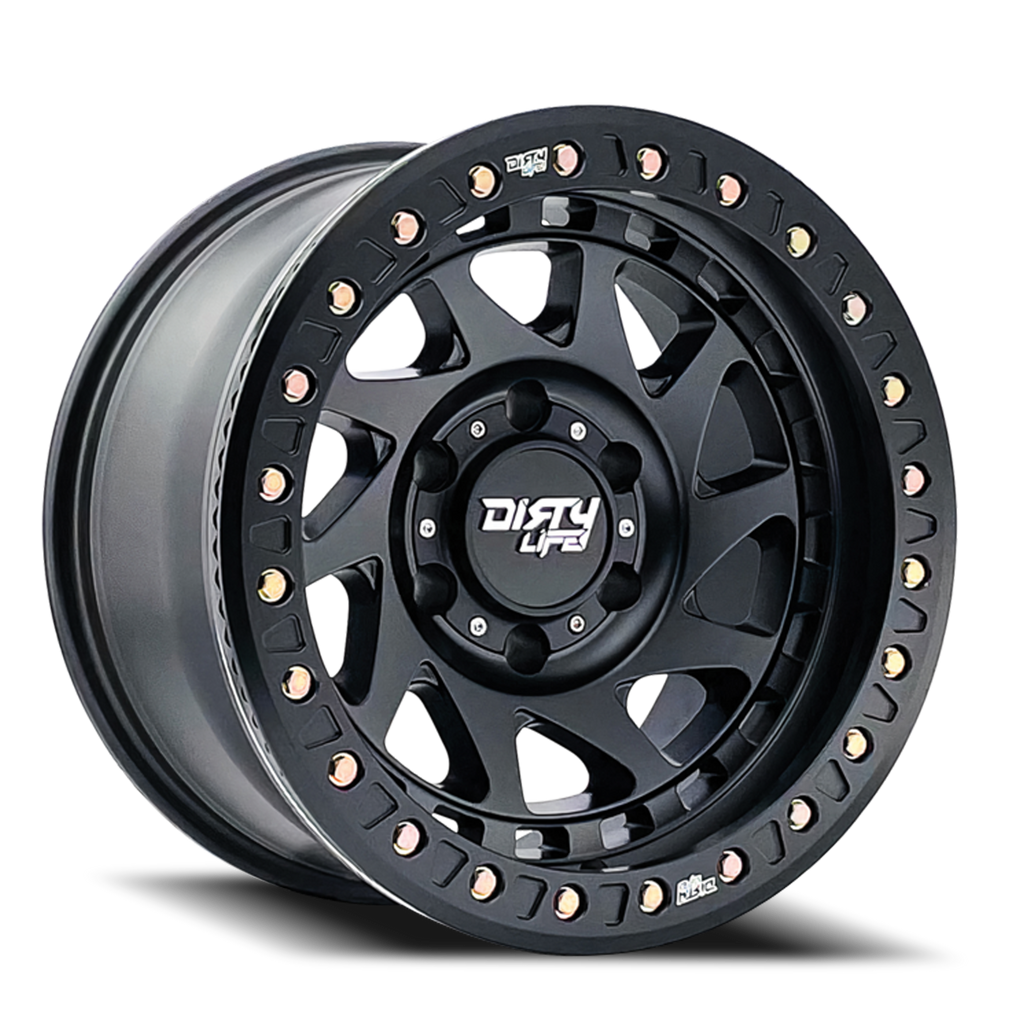 Dirty Life Race Wheels Enigma Race 9313 Matte Black 17X9 6-139.7 -12Mm 106Mm