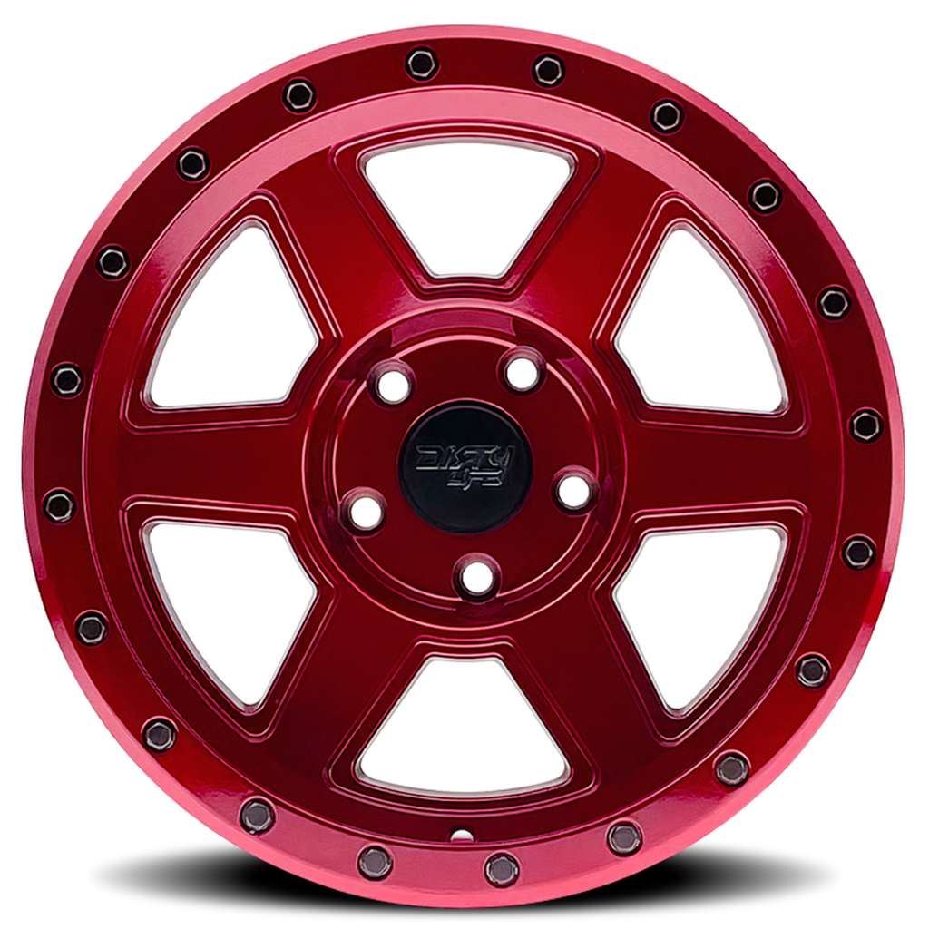 Dirty Life Race Wheels Compound 9315 Crimson Candy Red 20X10 5-127 -25Mm 78.1Mm